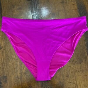 High Leg Mid Rise Bikini Bottoms
